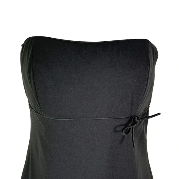 Strapless Little Black Dress by Dessy Collection size 6 Fully lined - Picture 6 of 9